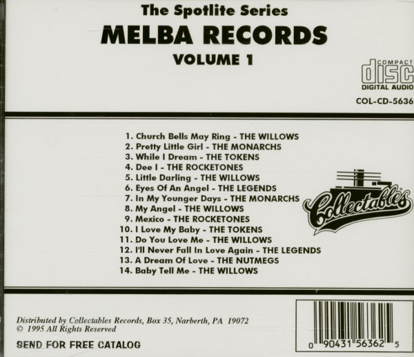 Spotlite On Melba Records Vol.1 (CD)