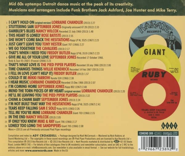 Pied Piper Presents A New Concept In Detroit Soul (CD)