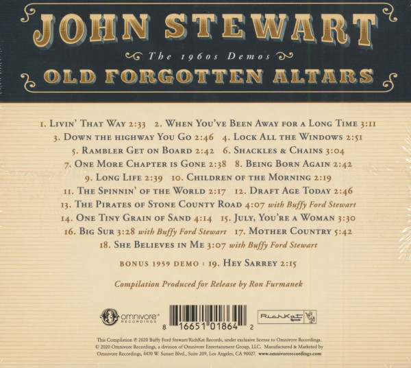 Old Forgotten Altars - The 1960s Demos (CD)