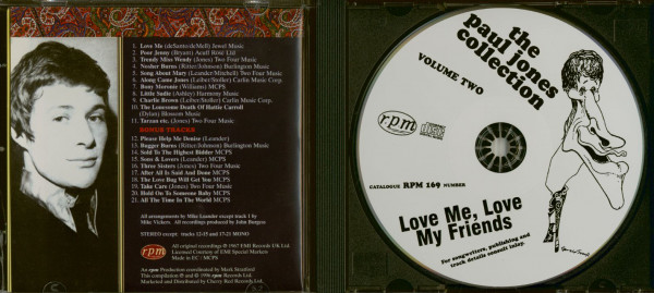 Love Me Love My Friends - The Paul Jones Collection Vol.2 (CD)