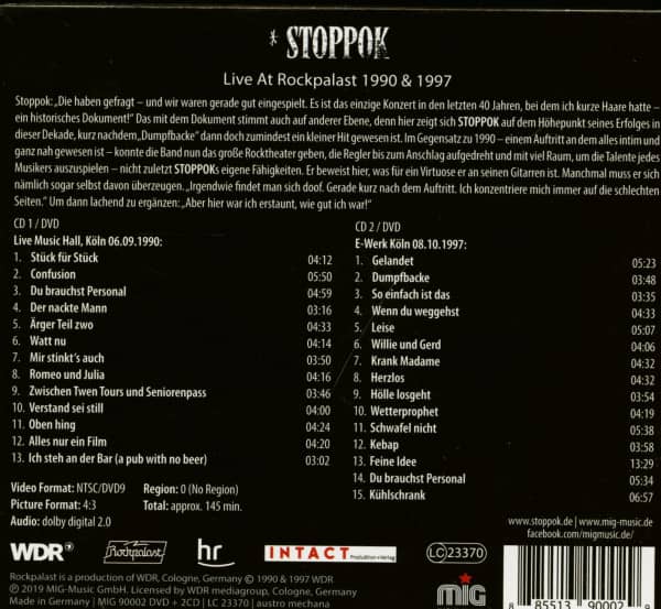 Live At Rockpalast 1990 & 1997 (2-CD & DVD)