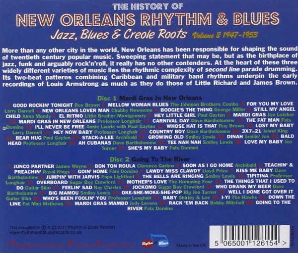 History Of New Orleans Vol.2 1947-1953 (2-CD)