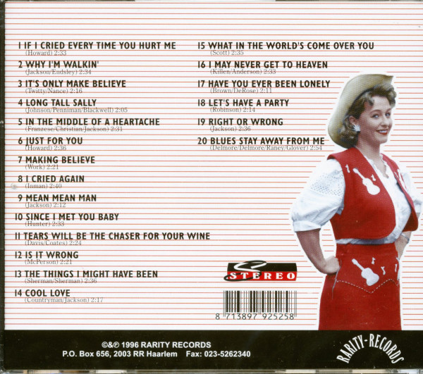 Terry White Sings Wanda Jackson (CD)