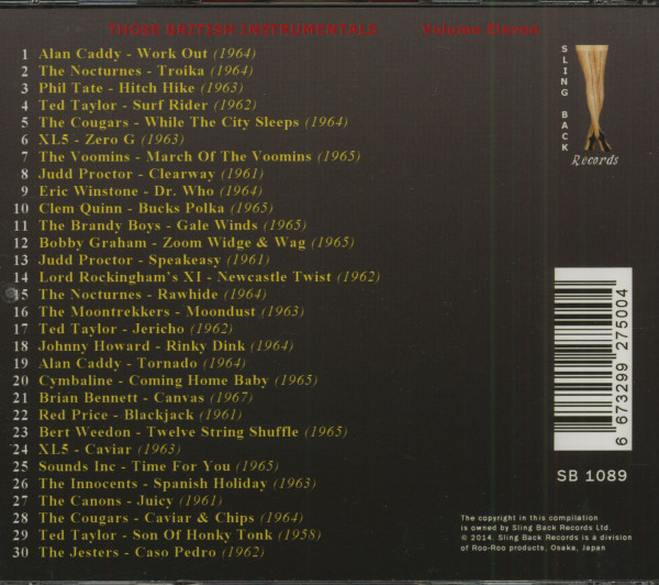 Those British Instrumentals Vol.11 (CD)