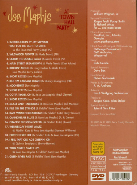Joe Maphis - At Town Hall Party (DVD) (0)