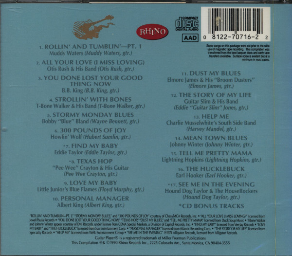 Legends Of Guitar Vol.1 - Electric Blues (CD)