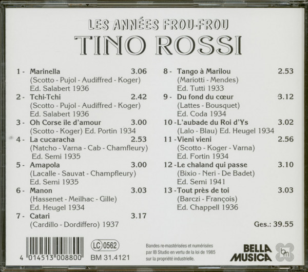 Les Années Frou Frou (CD)