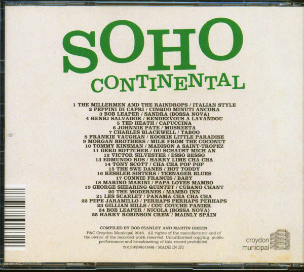 Soho Continental (CD)