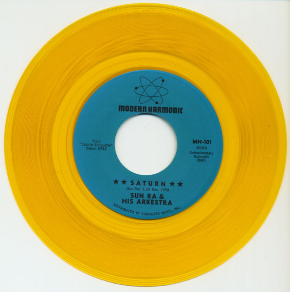 Saturn - Mystery, Mr. Ra (45rpm Single, PS, BC, Orange Vinyl)