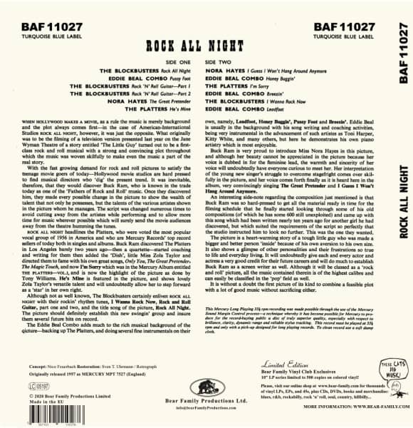 Rock All Night - Soundtrack (LP, 10inch, Ltd.)