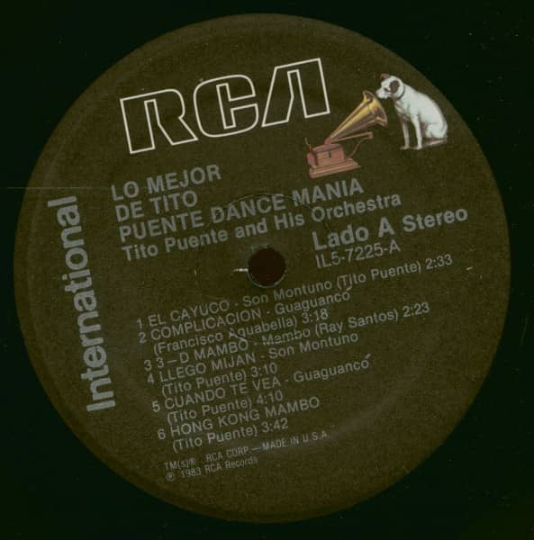 Dance Mania - Los Grandes Exitos De Tito Puente And His Orchestra (LP)