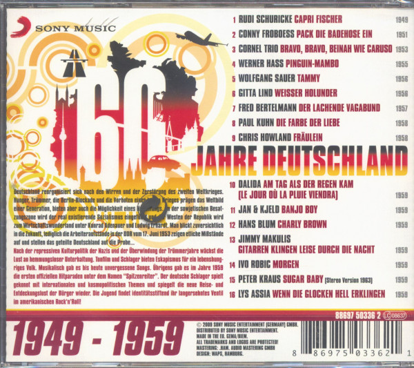 60 Jahre Deutschland, 1949-59 (CD)