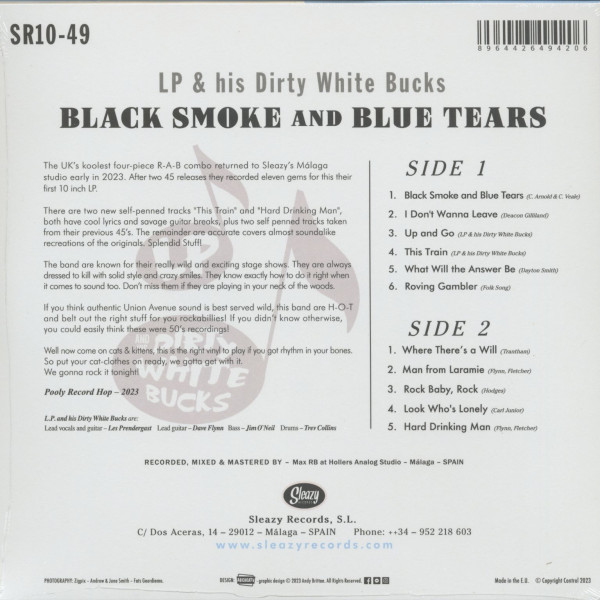 Black Smoke And Blue Tears (LP, 10inch)