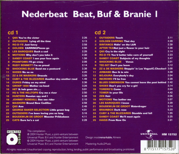 Nederbeat - Beat, Buf & Branie Vol.1 (2-CD)
