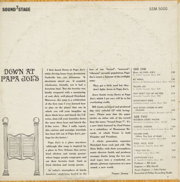 Down At Papa Joe's (LP)