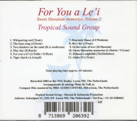 Preview: For You a Le’i - Sweet Hawaiian Memories Vol.2 (CD) Preview: For You a Le’i - Sweet Hawaiian Memories Vol.2 (CD)