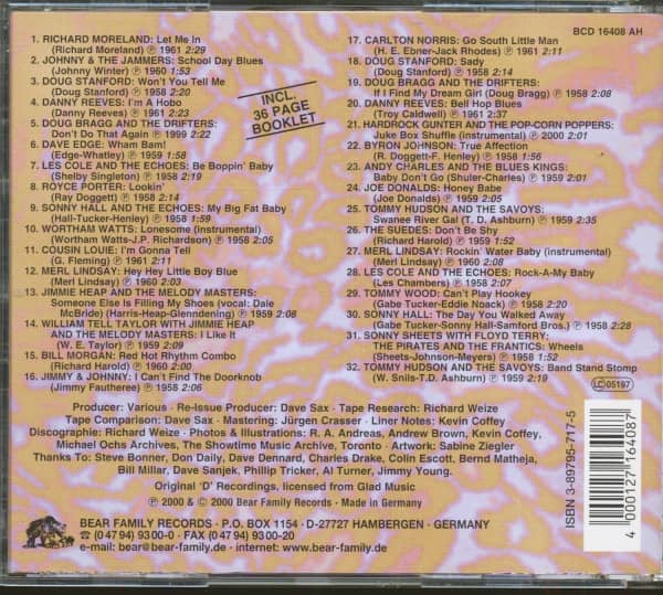 Vol.19 - Rockabilly From The Vaults Of D & Dart Records (CD)