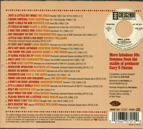 Keep A Hold Him - More Garpax Girls (CD)