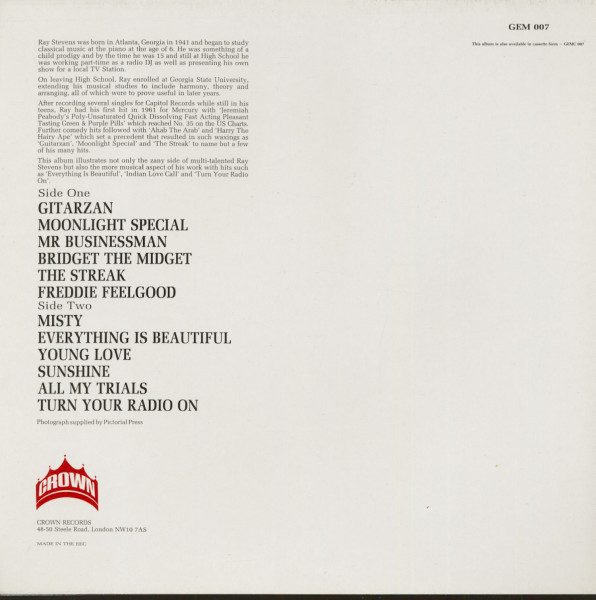 Both Sides Of Ray Stevens (LP)