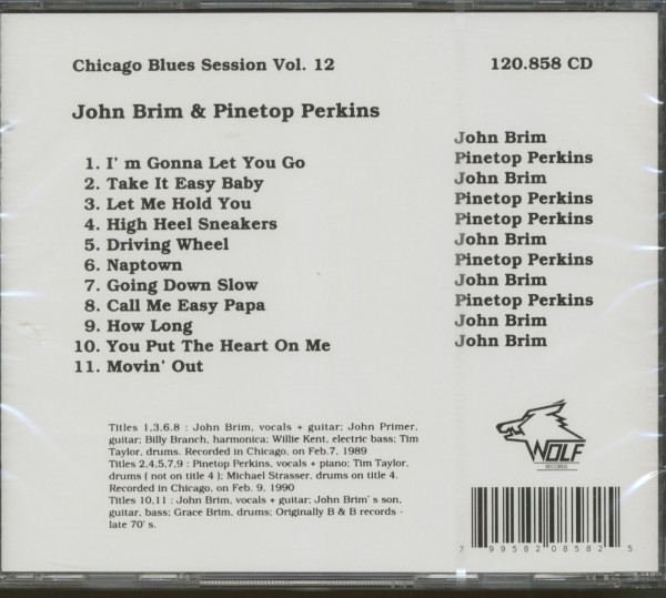 Chicago Blues Session, Vol.12 (CD)
