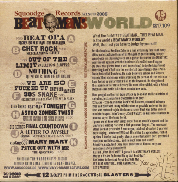 Beat Man's World (6x7inch Box Set, 45rpm, PS, Ltd.)