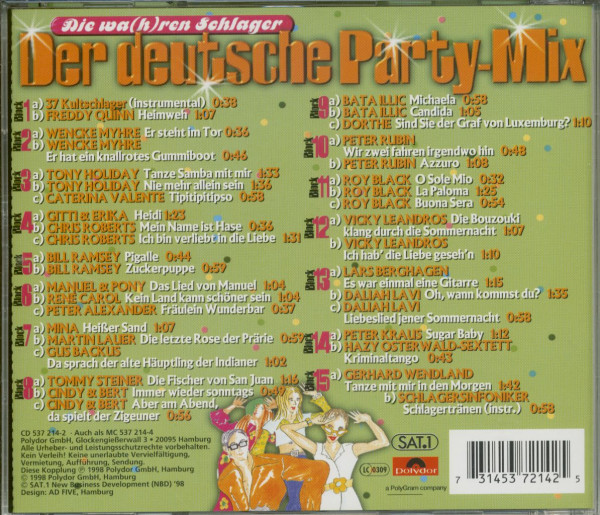 Die wa(h)ren Schlager - Der deutsche Party-Mix (CD)