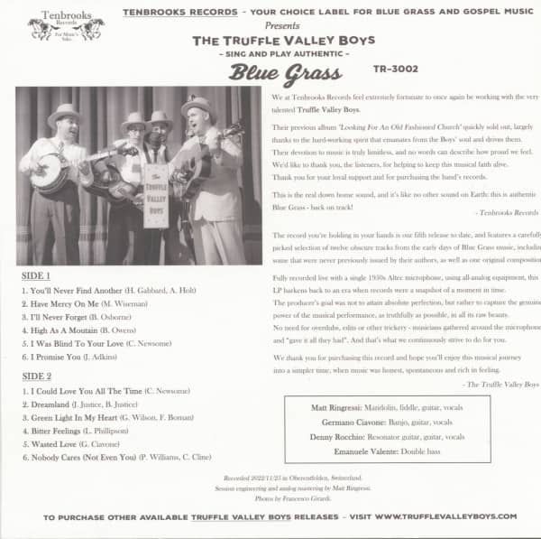 Sing And Play Authentic Blue Grass (LP, 10inch)