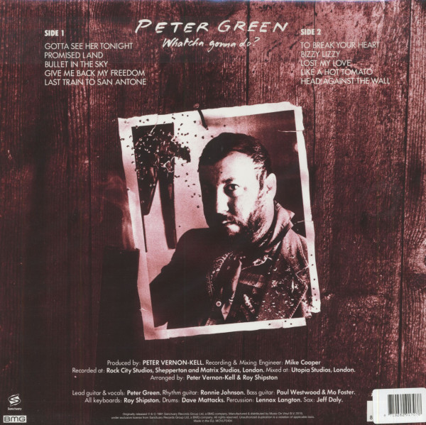 Whatcha Gonna Do? (LP, 180g Vinyl)