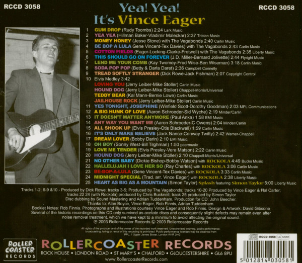 Yeah Yeah - It's Vince Eager (CD)