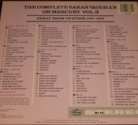 Preview: The Complete Sarah Vaughan On Mercury Vol.3 (5-LP, Japan) Preview: The Complete Sarah Vaughan On Mercury Vol.3 (5-LP, Japan)