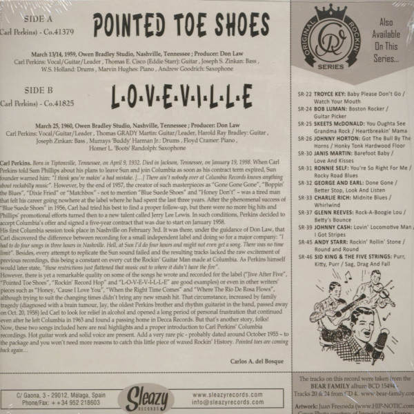 Pointed Toe Shoes - L-o-v-e-v-i-l-l-e (7inch, 45rpm, PS)