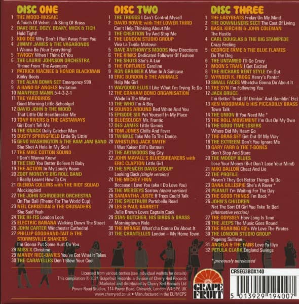 You Can Walk Across It On The Grass - The Boutique Souns Of Swinging London (3-CD Box)