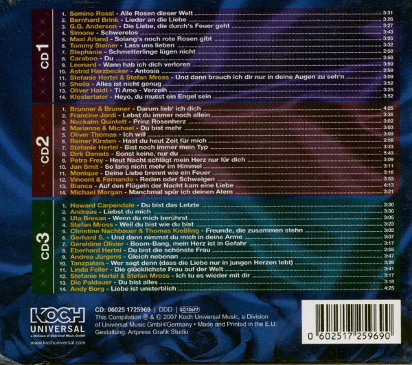 Schlager Der Liebe (3-CD)