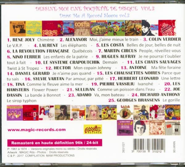 Dessine-Moi Une Pochette De Disque Vol.3 (CD)