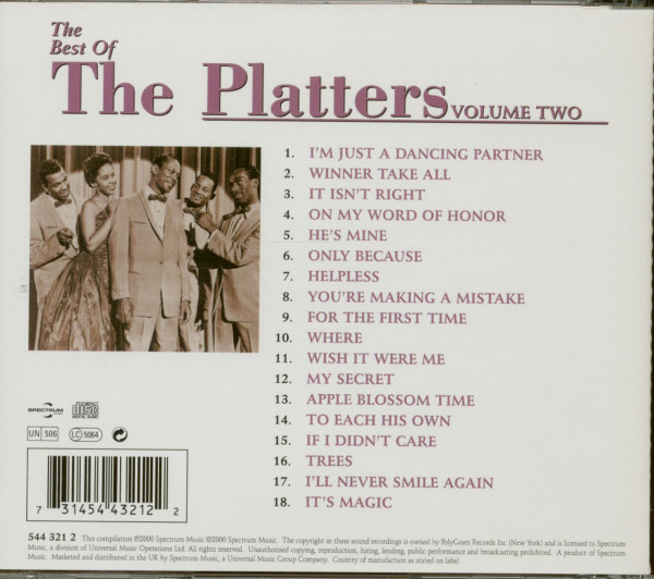The Best Of The Platters Vol.2 (CD)