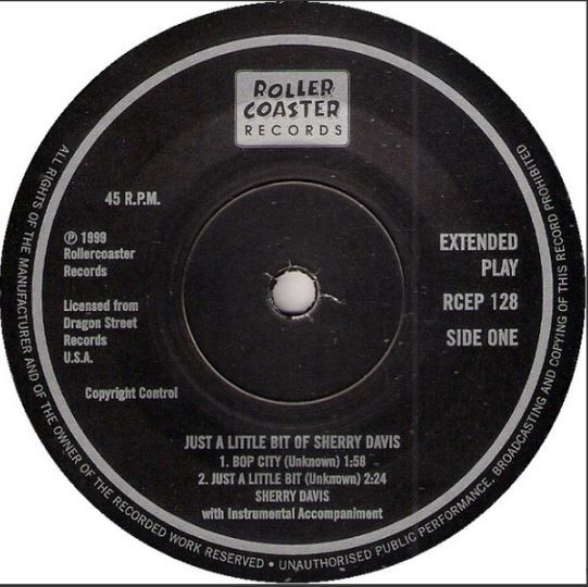 Just A Little Bit of Sherry Davis (7inch EP, 45rpm, PS, SC)