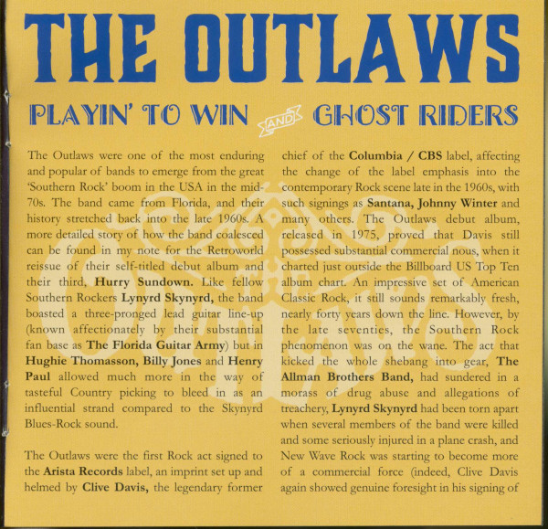 Playin' To Win & Ghost Riders (CD)