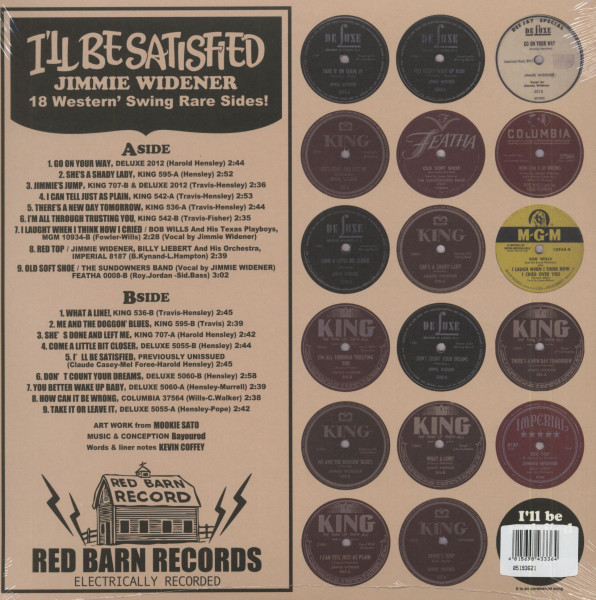 I'll Be Statisfied - 18 Western' Swing Rare Sides! (LP)