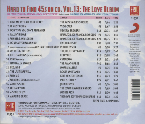 Vol.13 - The Love Album (CD)