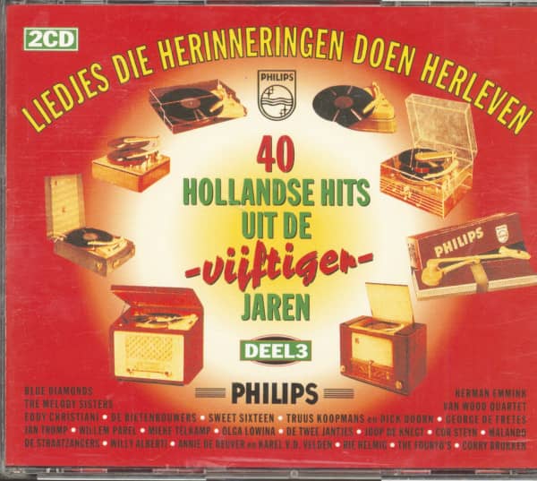 Liedjes Die Herinneringen Doen Herleven - 40 Hollandse Hits Uit De Vijftiger Jaren (2-CD) Liedjes Die Herinneringen Doen Herleven - 40 Hollandse Hits Uit De Vijftiger Jaren (2-CD)