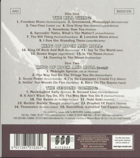 The Rill Thing - King Of Rock And Roll - The Second Coming (2-CD)