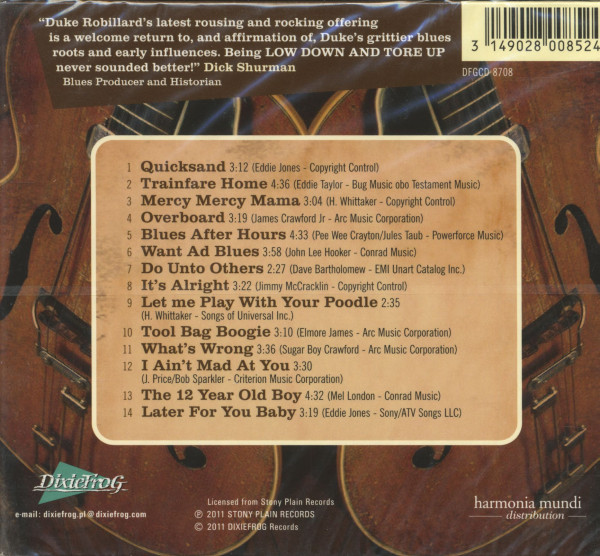 Low Down & Tore Up (CD)