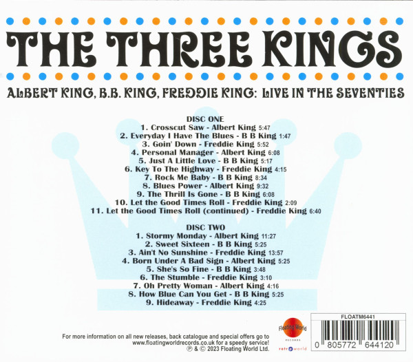 Three Kings Live In The 70s (2-CD)