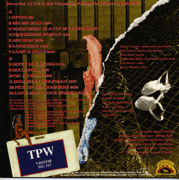 Live At The Tennessee Prison For Women (LP)