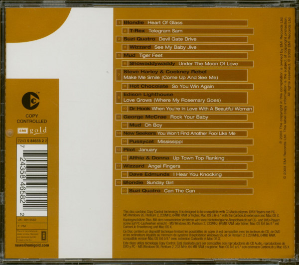 Seventies Number 1's (CD)