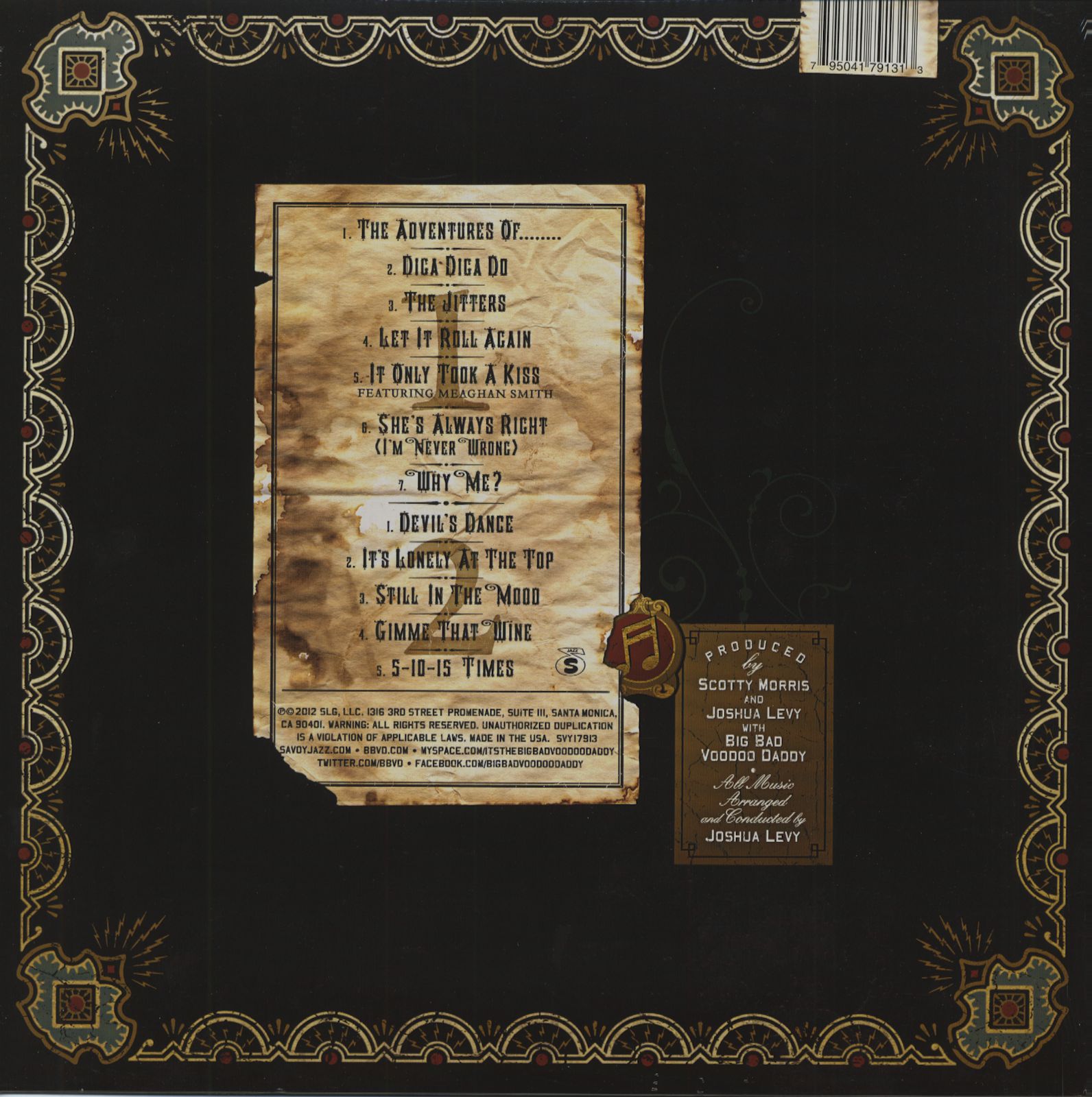 Big Bad Voodoo Daddy LP Rattle Them Bones Bear Family Records