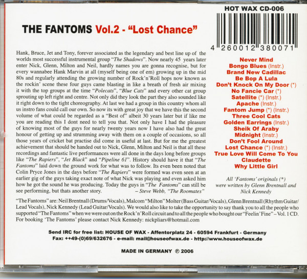 Lost Chance ... and other Hits! Vol.2 (CD)