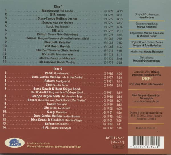 Teil 2 - OST-KRAUT! - Progressives aus den DDR-Archiven 1976-1982 (2-CD)
