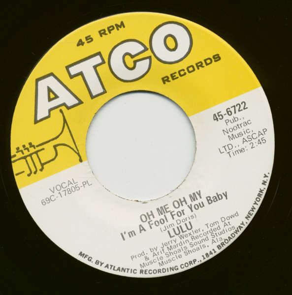 Oh Me, Oh My (I'm A Fool For You Baby) - Sweep Around Your Own Back Door (7inch, 45rpm, BC)