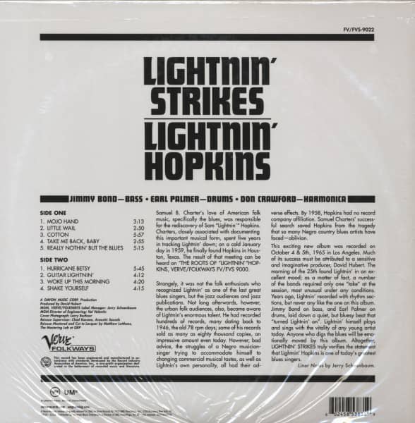 Lightnin' Strikes (LP, 180g Vinyl)